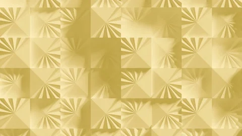 Abstract Square Geometric Surface Loop 6 Light Yellow Stock Footage 147096308