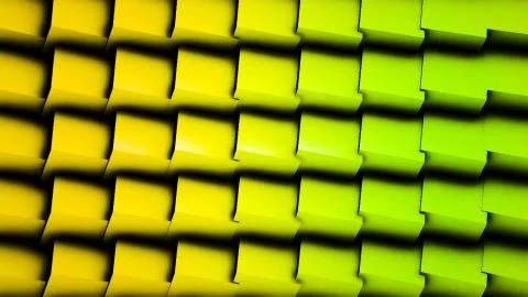 Abstract Square Geometric Surface Loop. Polygonal shape vibrating. Abstract Illustrazione stock