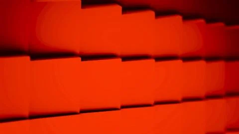 Abstract Square Geometric Surface Loop. Polygonal shape vibrating. Abstract Stock Illustration