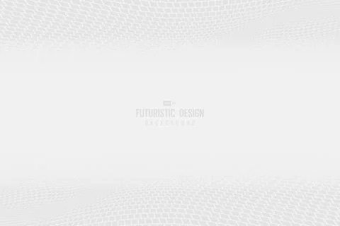 Abstract square gray pattern of technology design cover artwork background. Stock Illustration
