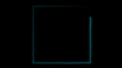 Abstract square light frame motion graphic Vidéo 330848132