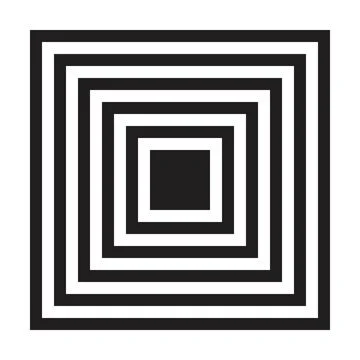 Abstract square lines vector geometric shape Illustrazione stock