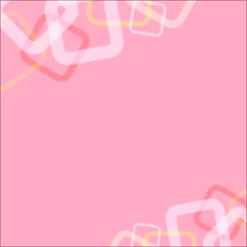 Abstract Square loop on pink soft background. Stock Illustration