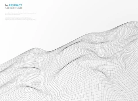 Abstract square mesh shape design background. Stock-Illustration