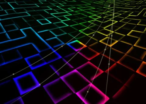 Abstract square mosaic glitter background Stock Illustration