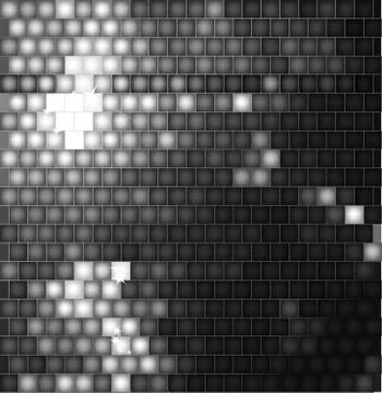 Abstract Square Mosaic silver Background Illustrazione stock