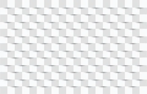 Abstract square paper embossed geometric texture. white Background ,light and Illustrazione stock