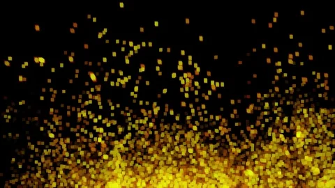 Abstract Square Particle Ember Motion Background with Alpha Channel Stock Footage 333899910