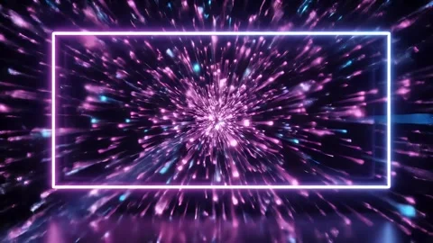 Abstract Square Particle Spread Animation in 4K Stock Footage 310732179