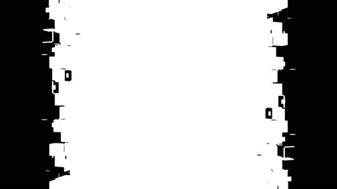 Abstract square particles transition mask Stock Footage 178100990