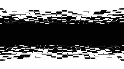 Abstract square particles transition mask Stock Footage 186805750