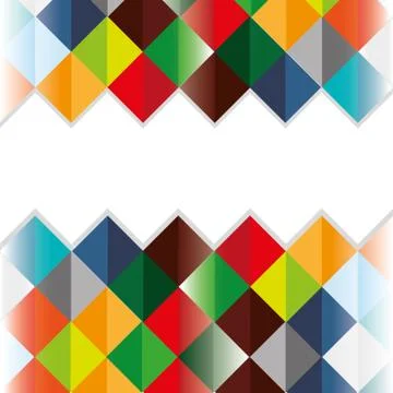 Abstract square pattern background design Illustrazione stock