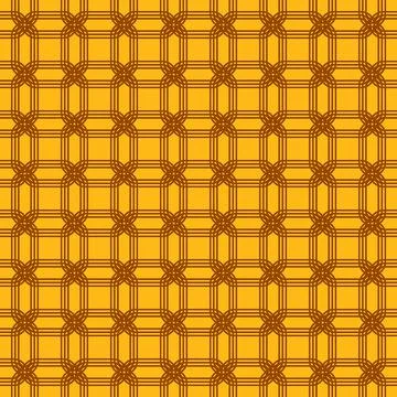 Abstract square pattern background, seamless pattern of yellow squares Stock Illustration