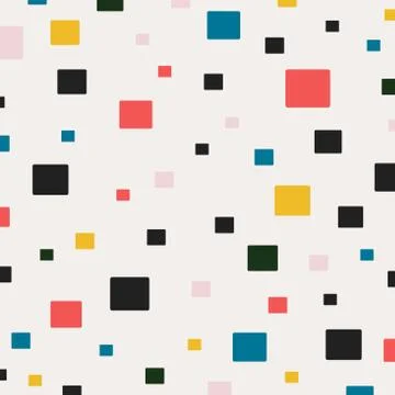 Abstract square pattern of minimal pastel color design background. イラスト素材
