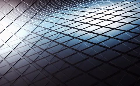 Abstract square patterns layers, 3d illustration 스톡 일러스트
