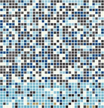 Abstract square pixel mosaic background Illustrazione stock