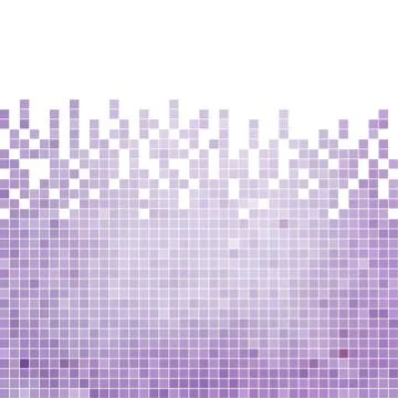 Abstract square pixel mosaic background Stock Illustration