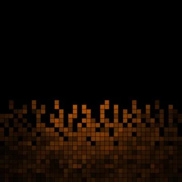 Abstract square pixel mosaic background Illustrazione stock