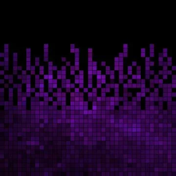 Abstract square pixel mosaic background Stock Illustration