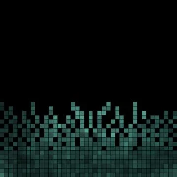 Abstract square pixel mosaic background 스톡 일러스트