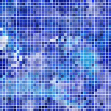 Abstract square pixel mosaic background Stock Illustration