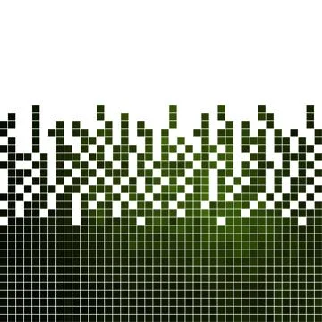 Abstract square pixel mosaic background Stock Illustration