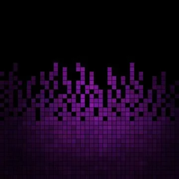 Abstract square pixel mosaic background Stock Illustration