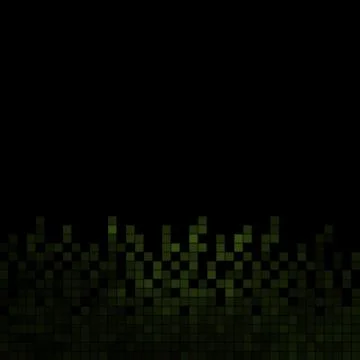 Abstract square pixel mosaic background 库存插图