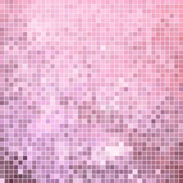 Abstract square pixel mosaic background Stock Illustration
