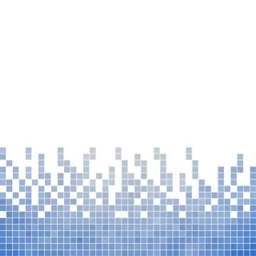 Abstract square pixel mosaic background 스톡 일러스트