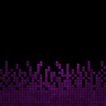 Abstract square pixel mosaic background Stock Illustration