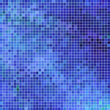 Abstract square pixel mosaic background Stock Illustration