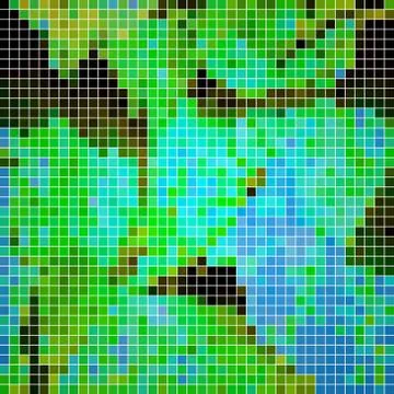 Abstract square pixel mosaic background 스톡 일러스트
