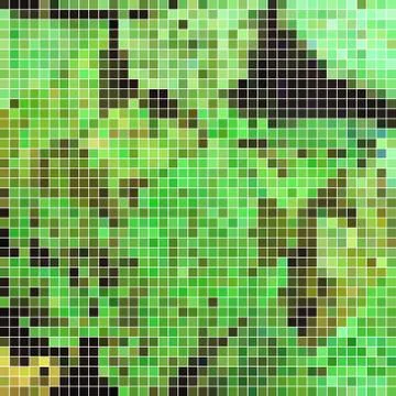 Abstract square pixel mosaic background Stock Illustration