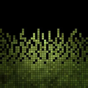 Abstract square pixel mosaic background 스톡 일러스트
