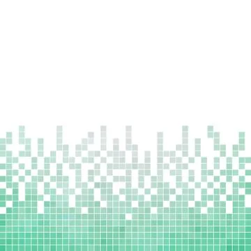 Abstract square pixel mosaic background Stock Illustration