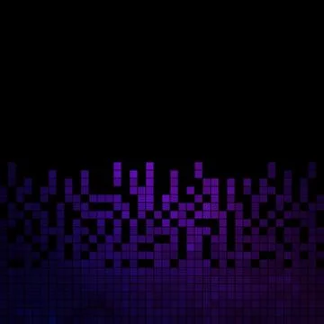 Abstract square pixel mosaic background Stock Illustration