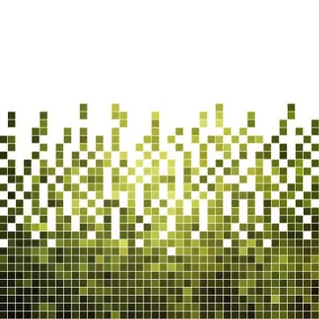 Abstract square pixel mosaic background Stock-Illustration