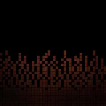 Abstract square pixel mosaic background Stock Illustration