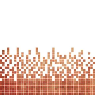 Abstract square pixel mosaic background Stock Illustration