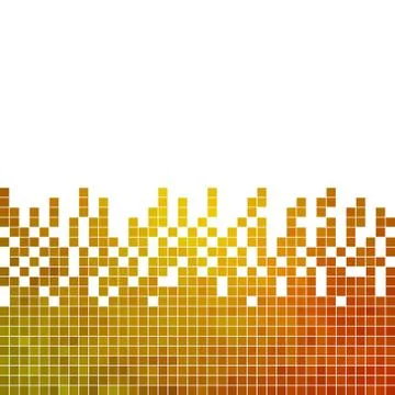 Abstract square pixel mosaic background イラスト素材