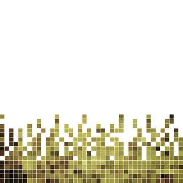 Abstract square pixel mosaic background Stock Illustration