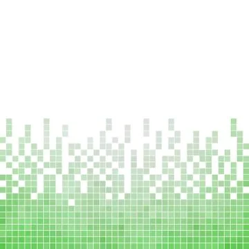 Abstract square pixel mosaic background Stock Illustration
