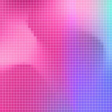 Abstract square pixel mosaic background Stock Illustration