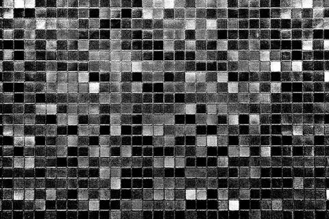 Abstract square pixel mosaic background Stock Photos