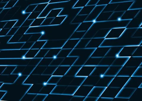 Abstract square pixel mosaic blue background 스톡 일러스트