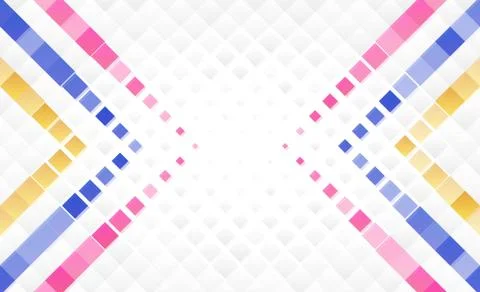 Abstract square pixel mosaic Stock Illustration