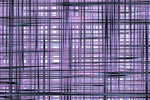 Abstract square plexus Stock Illustration