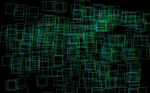 Abstract square plexus - - vector illustration Illustrazione stock