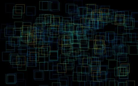 Abstract square plexus - - vector illustration 스톡 일러스트